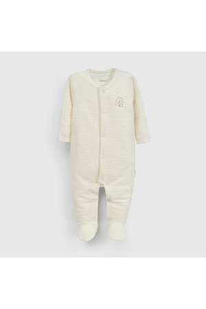 Osito Beige Plush Textura Unisex de New born talla RN a 6/9 M