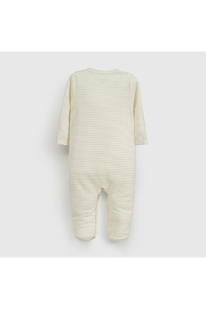 Osito Beige Plush Textura Unisex de New born talla RN a 6/9 M