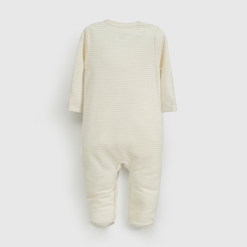Osito Beige Plush Textura Unisex de New born talla RN a 6/9 M