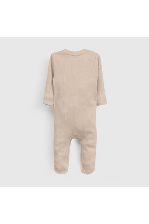 Osito Beige Bordado Unisex de New born talla RN a 6/9 M
