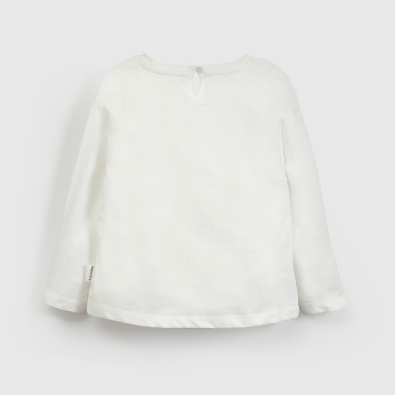 Polera Blanca Lilo Stitch de Niña Infantil talla 3/6 M a 24m/36 M