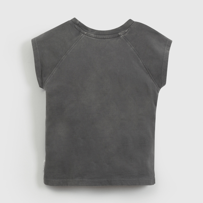 Polera Negra Lilo & Stitch 100% algodón talla 3 a 12 Años