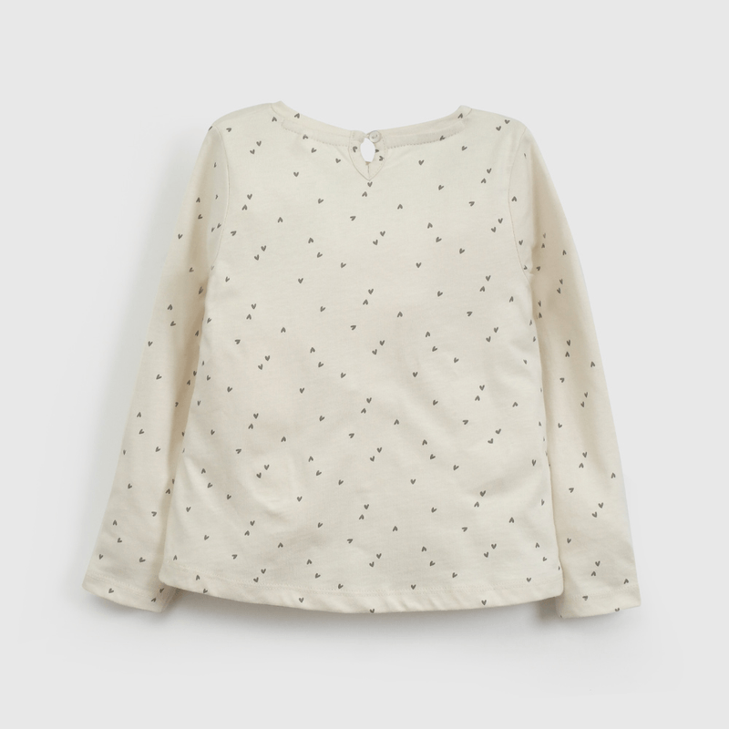 Polera Beige Colloky de Niña Infantil talla 3/6 M a 24m/36 M