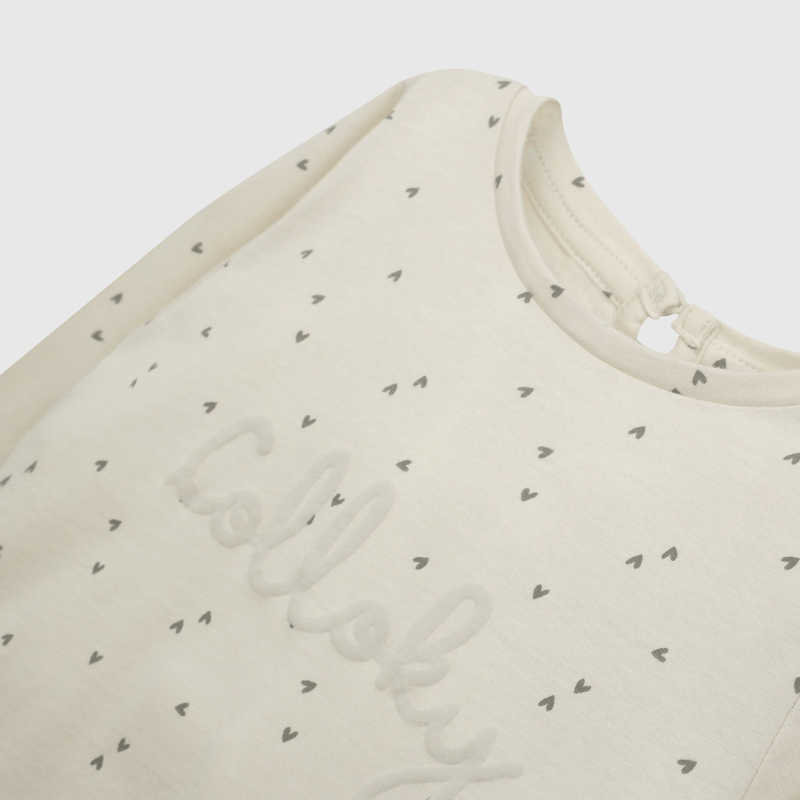 Polera Beige Colloky de Niña Infantil talla 3/6 M a 24m/36 M