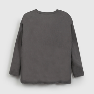 Polera  Negra Colloky  de Niña talla 3 a 12 Años