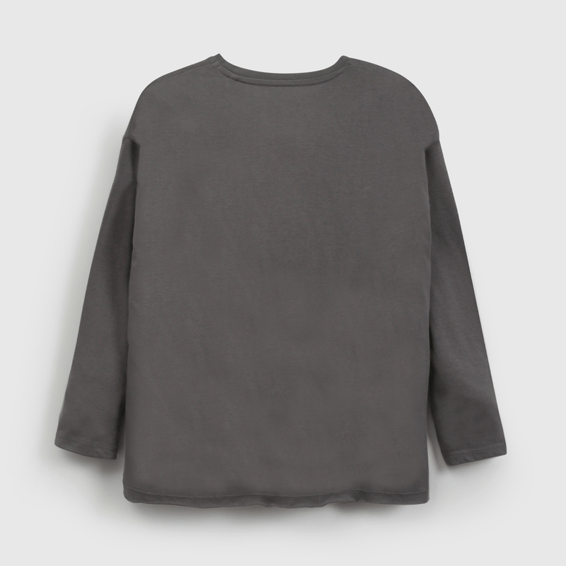Polera  Negra Colloky  de Niña talla 3 a 12 Años