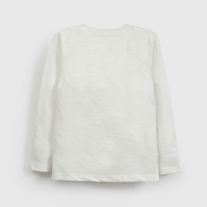 Polera Básica Blanca De Niño Infantil talla 3/6 M a 24m/36 M