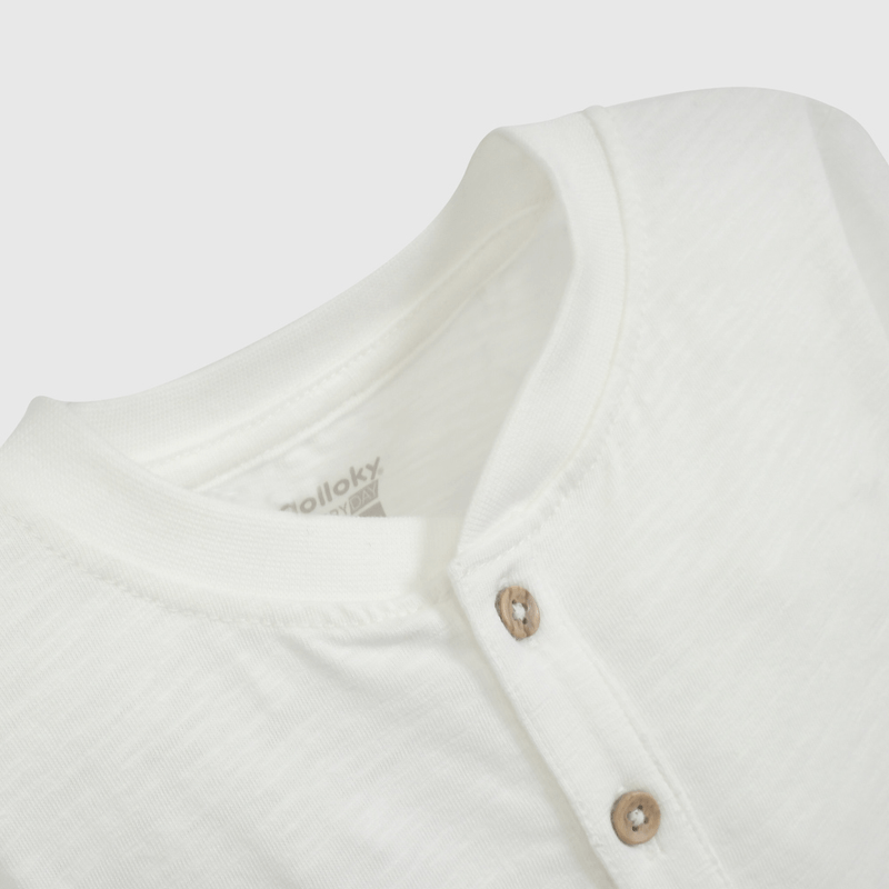 Polera Básica Blanca De Niño Infantil talla 3/6 M a 24m/36 M