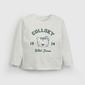 Polera Blanca Colloky De Niño Infantil talla 3/6 M a 24m/36 M