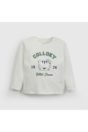 Polera Blanca Colloky De Niño Infantil talla 3/6 M a 24m/36 M