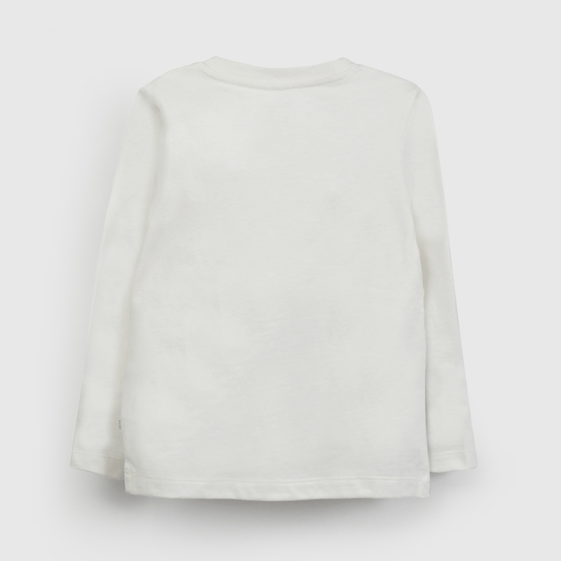 Polera Blanca Animales De Niño Infantil talla 3/6 M a 24m/36 M