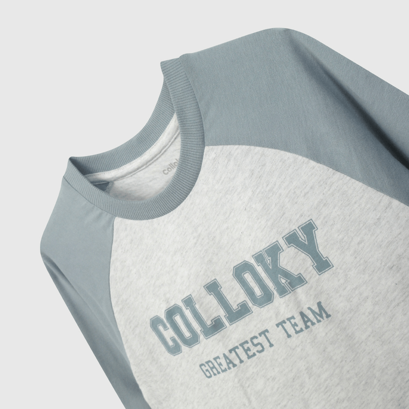 Polera Celeste Colloky de Niño talla 3 a 12 Años