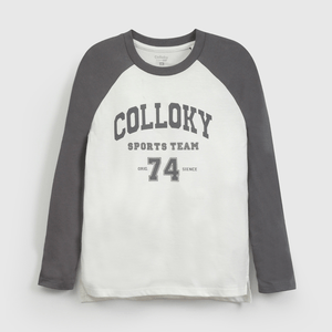 Polera Negra Colloky de Niño talla 3 a 12 Años