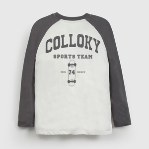 Polera Negra Colloky de Niño talla 3 a 12 Años