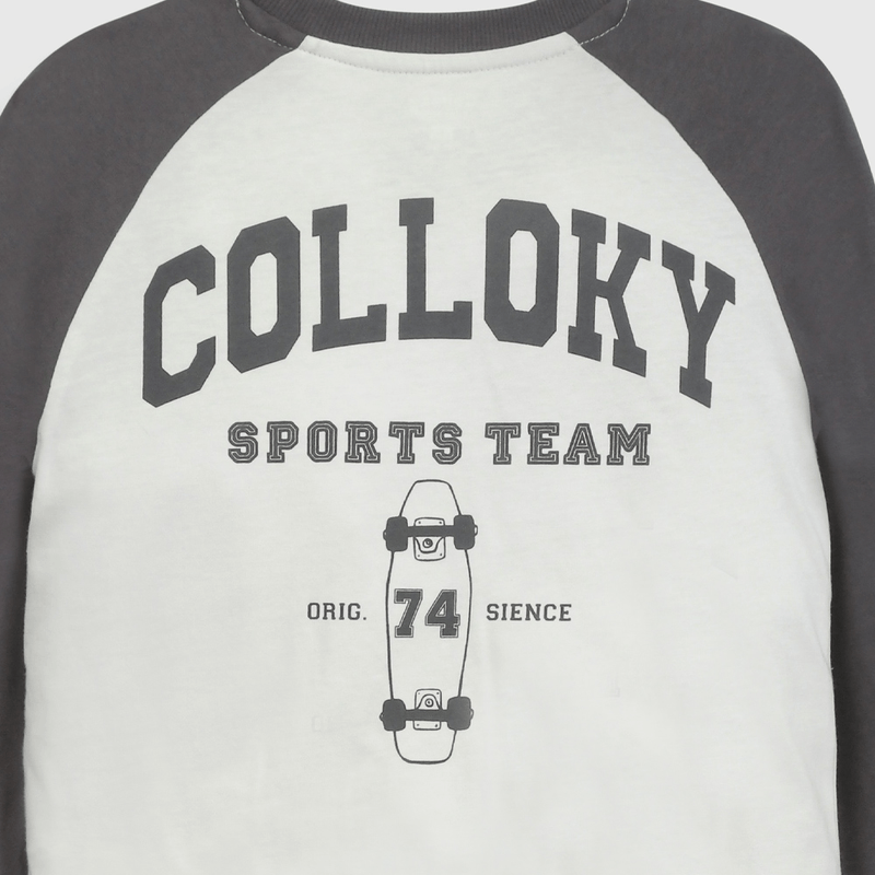 Polera Negra Colloky de Niño talla 3 a 12 Años