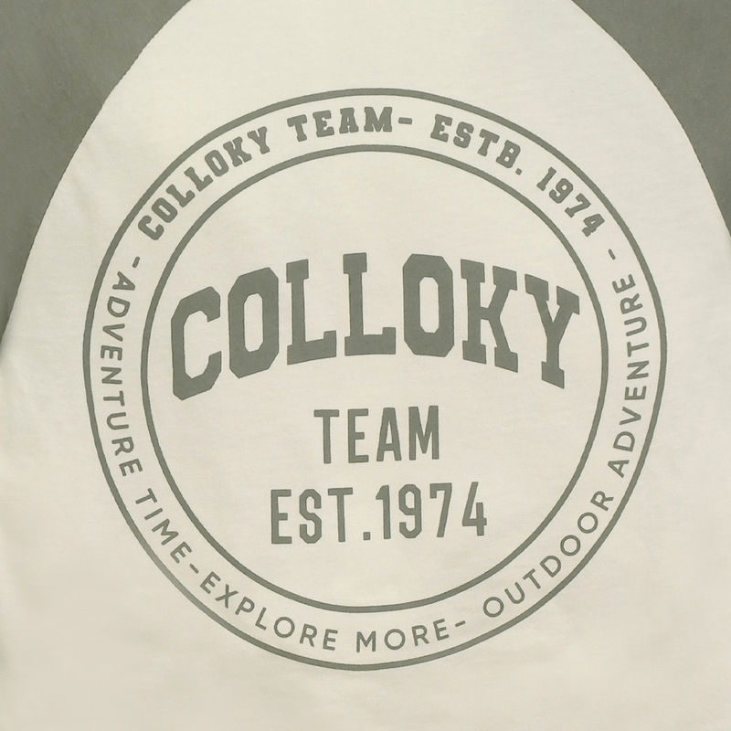 Polera Verde Colloky de Niño talla 3 a 12 Años