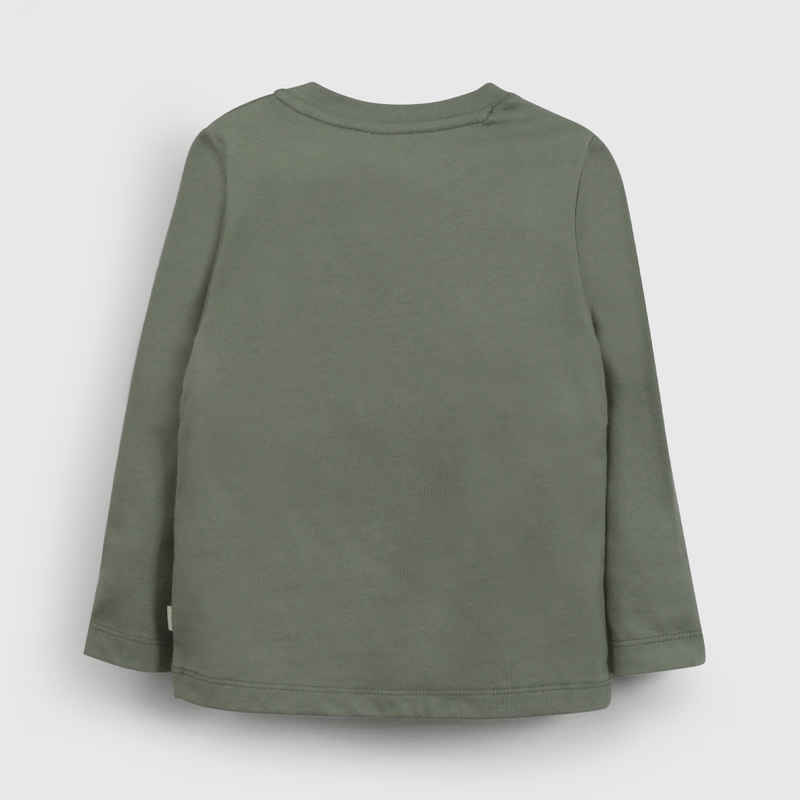 Polera Verde Animales De Niño Infantil talla 3/6 M a 24m/36 M