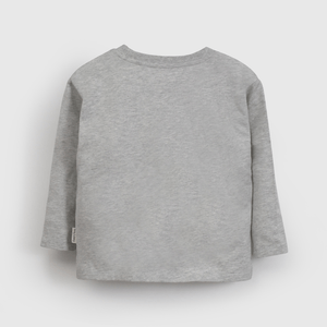 Polera Gris Spiderman De Niño Infantil talla 3/6 M a 24m/36 M