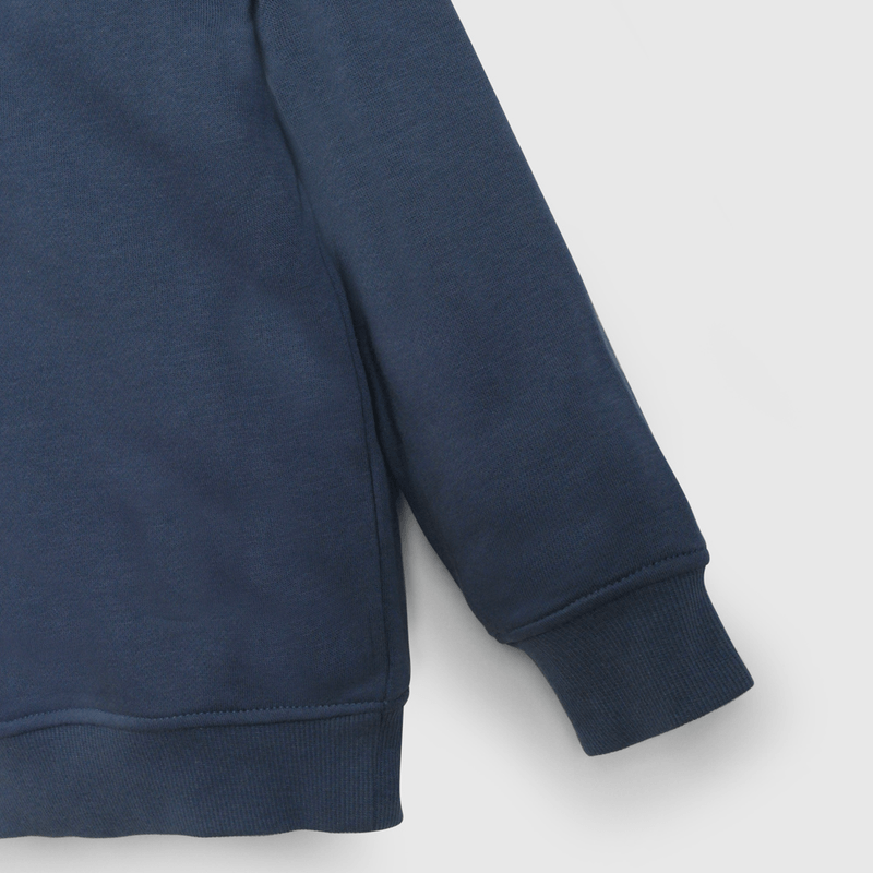 Poleron Azul Estampado de Niño talla 3 a 12 Años