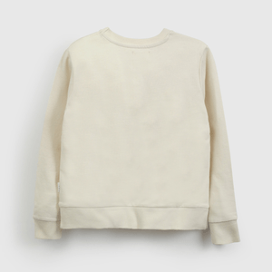 Poleron Básico Beige  de Niña talla 3 a 12 Años