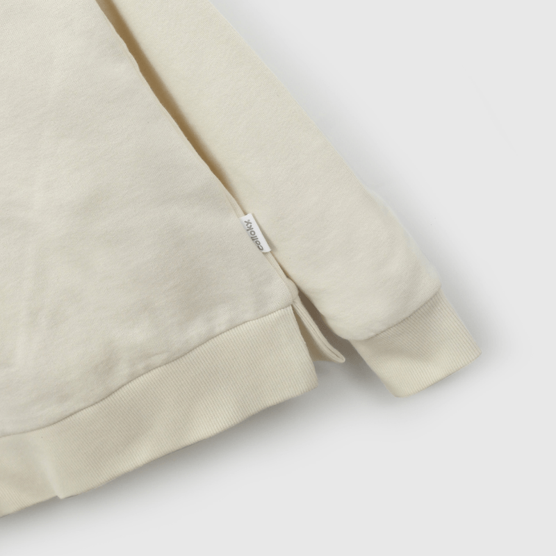 Poleron Básico Beige  de Niña talla 3 a 12 Años