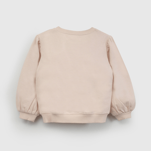 Poleron Rosado Manga Recogido de Niña Infantil talla 3/6 M a 24m/36 M