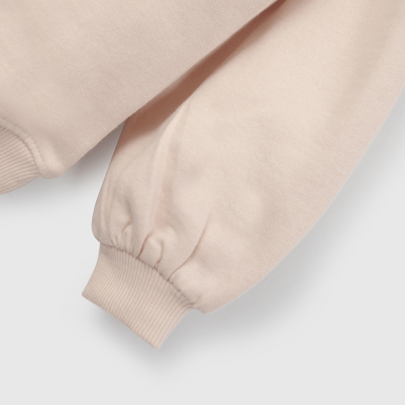 Poleron Rosado Manga Recogido de Niña Infantil talla 3/6 M a 24m/36 M