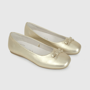 Ballerina Metalizada Dorada de Niño talla 28 a 38