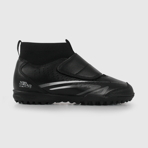 Zapatilla de Fútbol Negra de Niño talla 28 a 38