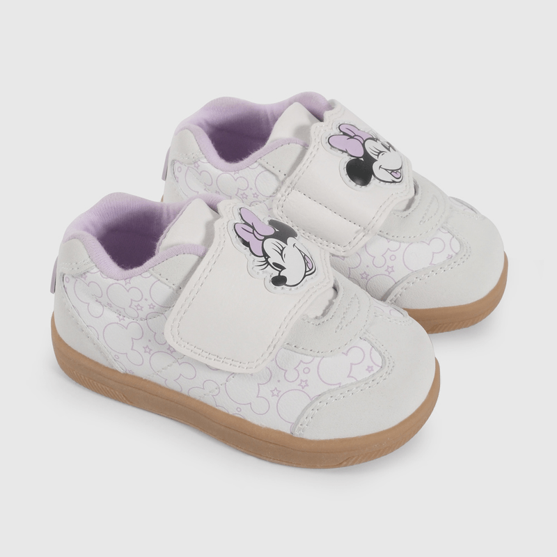 Zapatilla Blanca de Minnie de Primeros Pasos talla 18 a 21