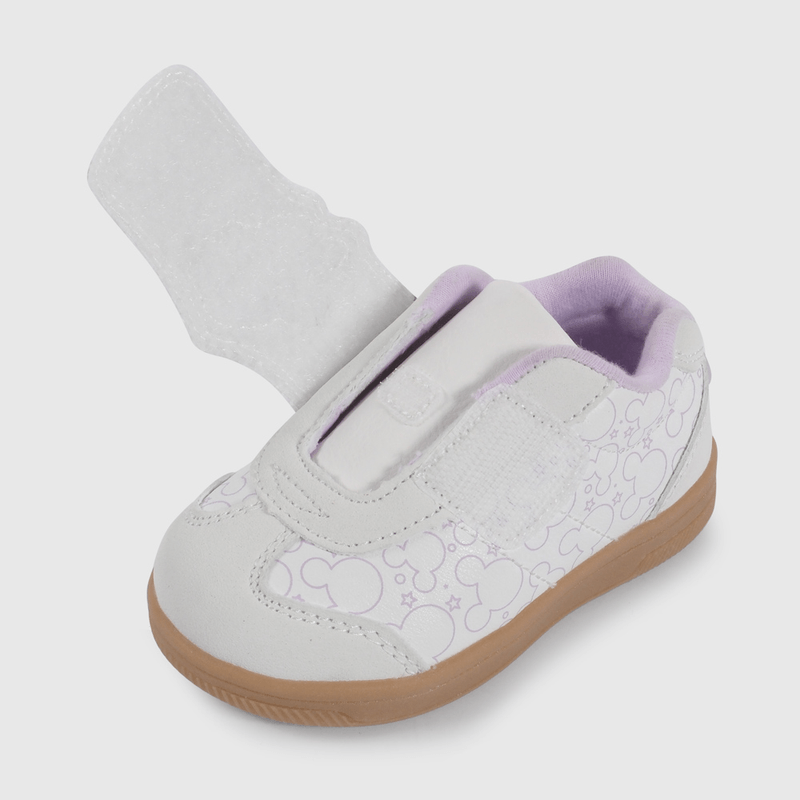 Zapatilla Blanca de Minnie de Primeros Pasos talla 18 a 21