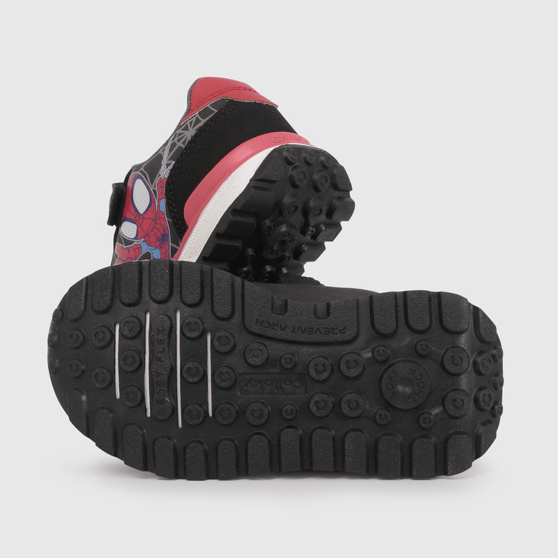 Zapatilla Negra de Spidey de Caminante talla 21 a 27