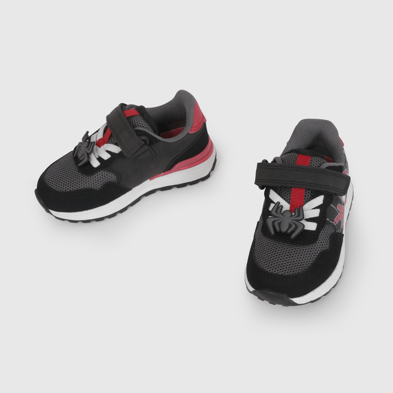 Zapatilla Negra de Spidey de Caminante talla 21 a 27