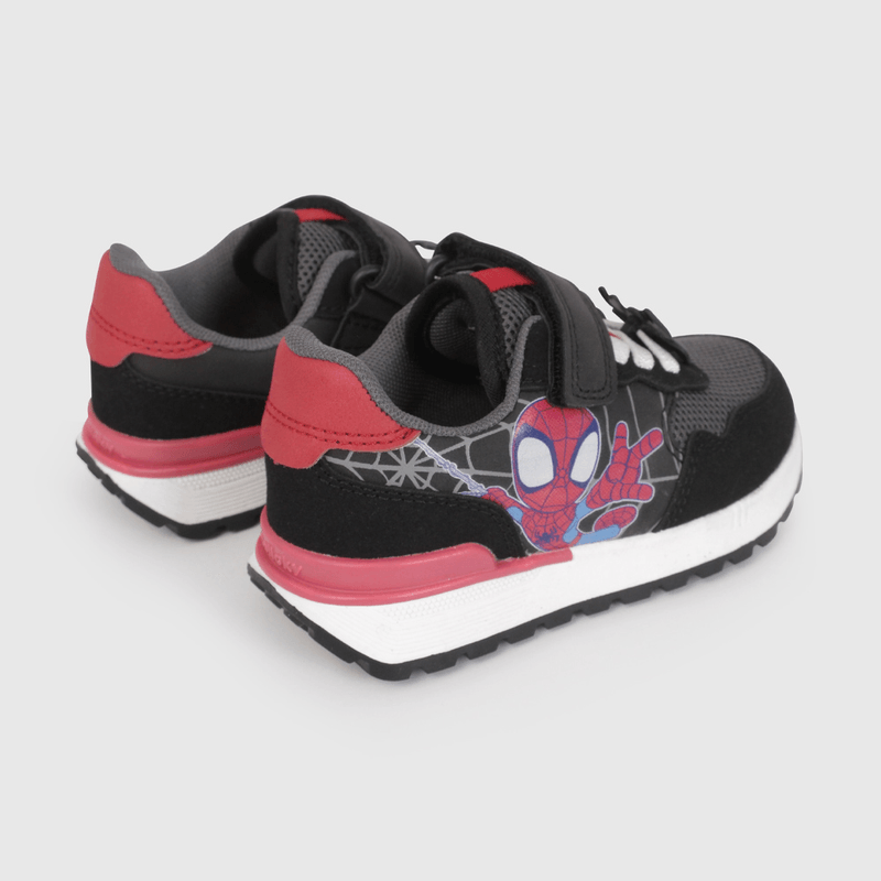 Zapatilla Negra de Spidey de Caminante talla 21 a 27