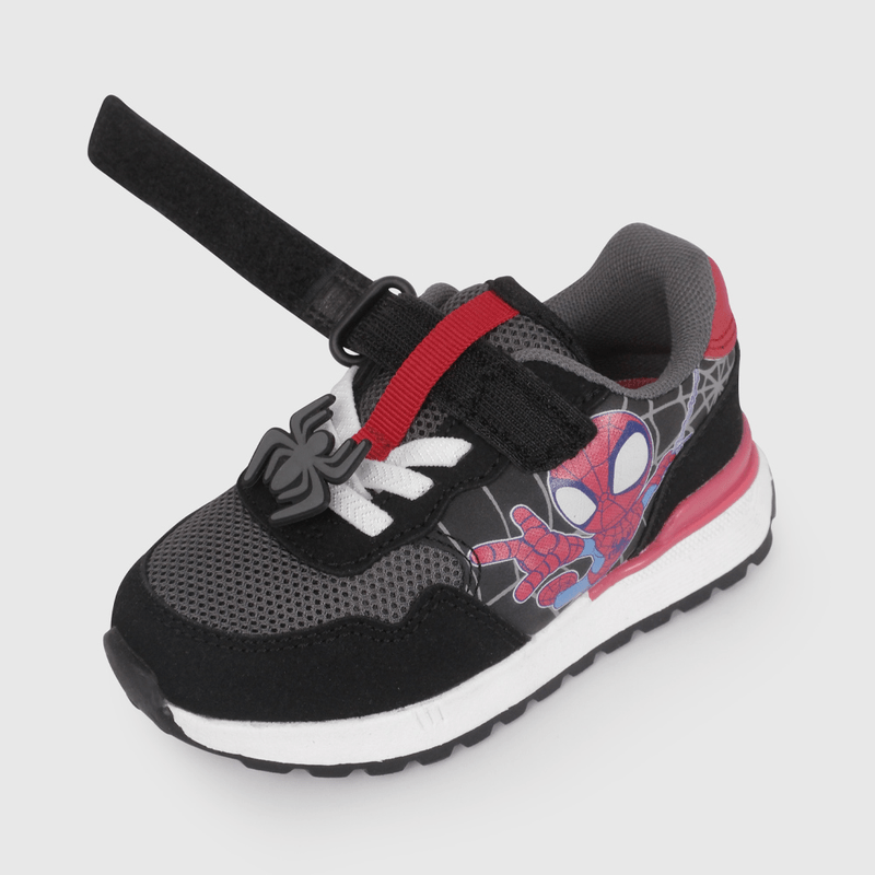 Zapatilla Negra de Spidey de Caminante talla 21 a 27