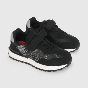 Zapatilla Negra de Spiderman de Niño talla 28 a 38