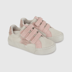 Zapatilla Beige con Estrella y Brillos de Niño talla 28 a 38