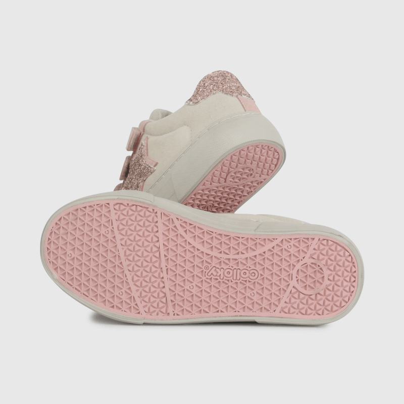 Zapatilla Beige con Estrella y Brillos de Niño talla 28 a 38