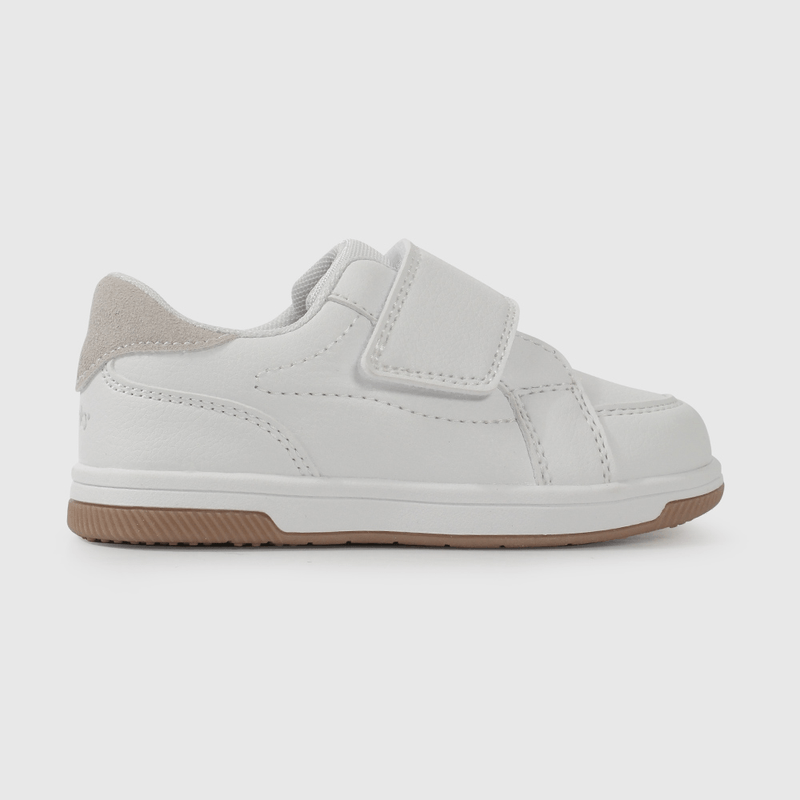 Zapatilla Blanca con Velcros Intercambiables de Caminante talla 21 a 27