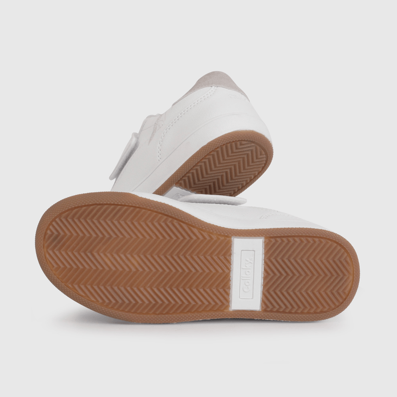 Zapatilla Blanca con Velcros Intercambiables de Niño talla 28 a 38