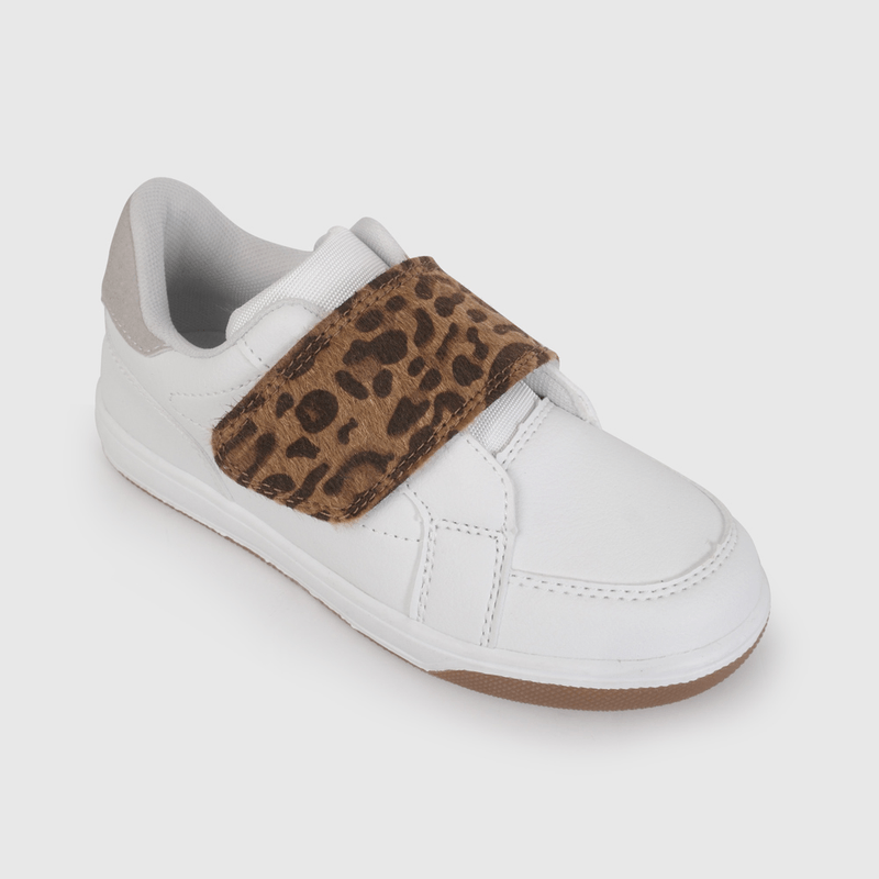 Zapatilla Blanca con Velcros Intercambiables de Niño talla 28 a 38