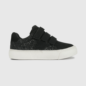Zapatilla Negra con Brillos de Niño talla 28 a 38