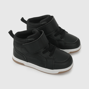 Zapatilla de niña para Caminante Negra con Velcros Intercambiables Talla 21 al 27