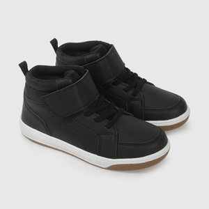 Zapatilla Negra con Velcros Intercambiables de Niño talla 28 a 38
