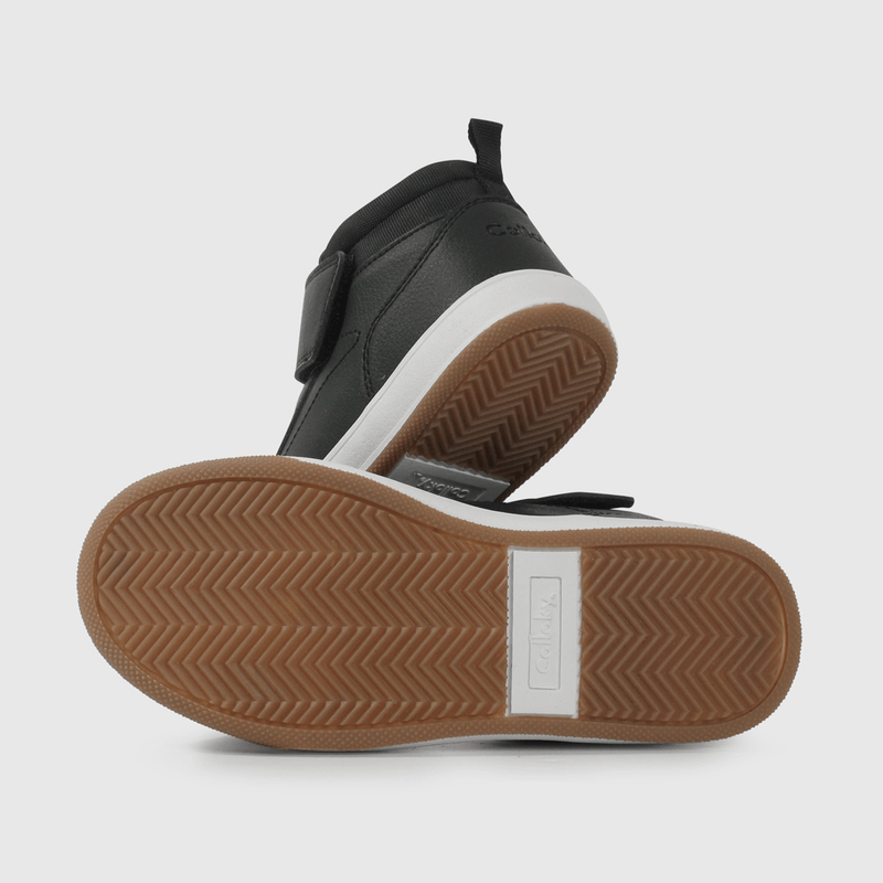 Zapatilla Negra con Velcros Intercambiables de Niño talla 28 a 38