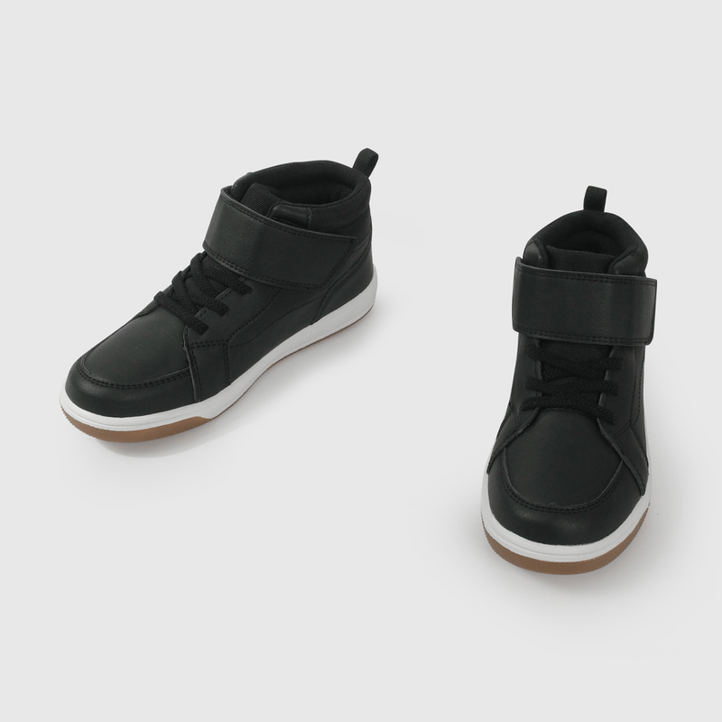 Zapatilla Negra con Velcros Intercambiables de Niño talla 28 a 38