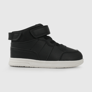 Zapatilla Urbana Negra Caña Alta de Caminante talla 21 a 27