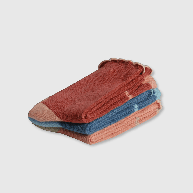 Pack 3 Calcetines Rib Rosado