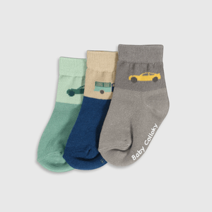 Pack 3 Calcetines Autos Verde
