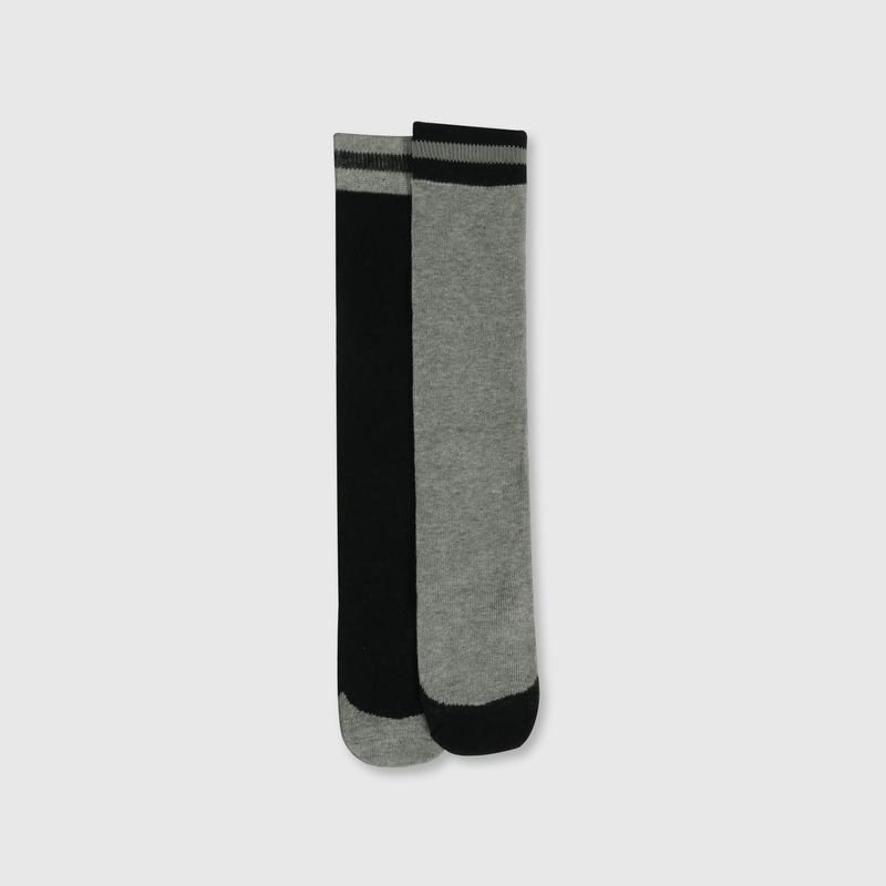 Pack 2 Calcetines Largo Negro
